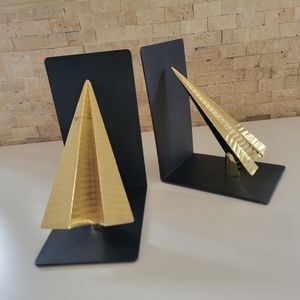 'Paper Airplane' Metal Bookends